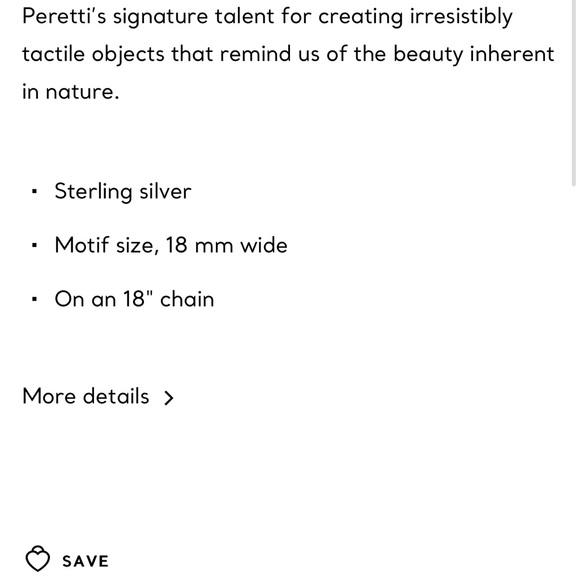 Tiffany & Co. Silver Bean Necklace - Picture 6 of 6